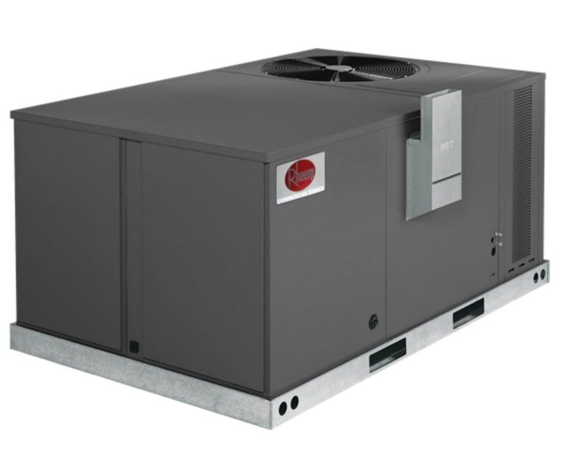 p 4 5 4 454 thickbox default PAQUETE CON CALEFACCION A GAS 10 TONELADAS 1 ETAPA 220V 3 FASES LINEA COMERCIAL RHEEM MOD. RKKL B120CL22E