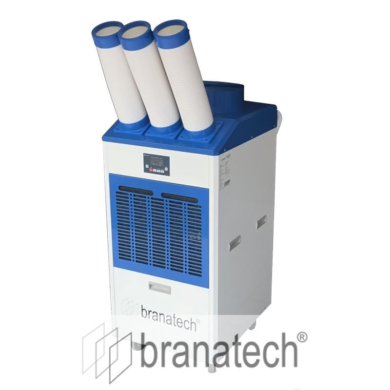 Aire acondicionado industrial de 3 tomas