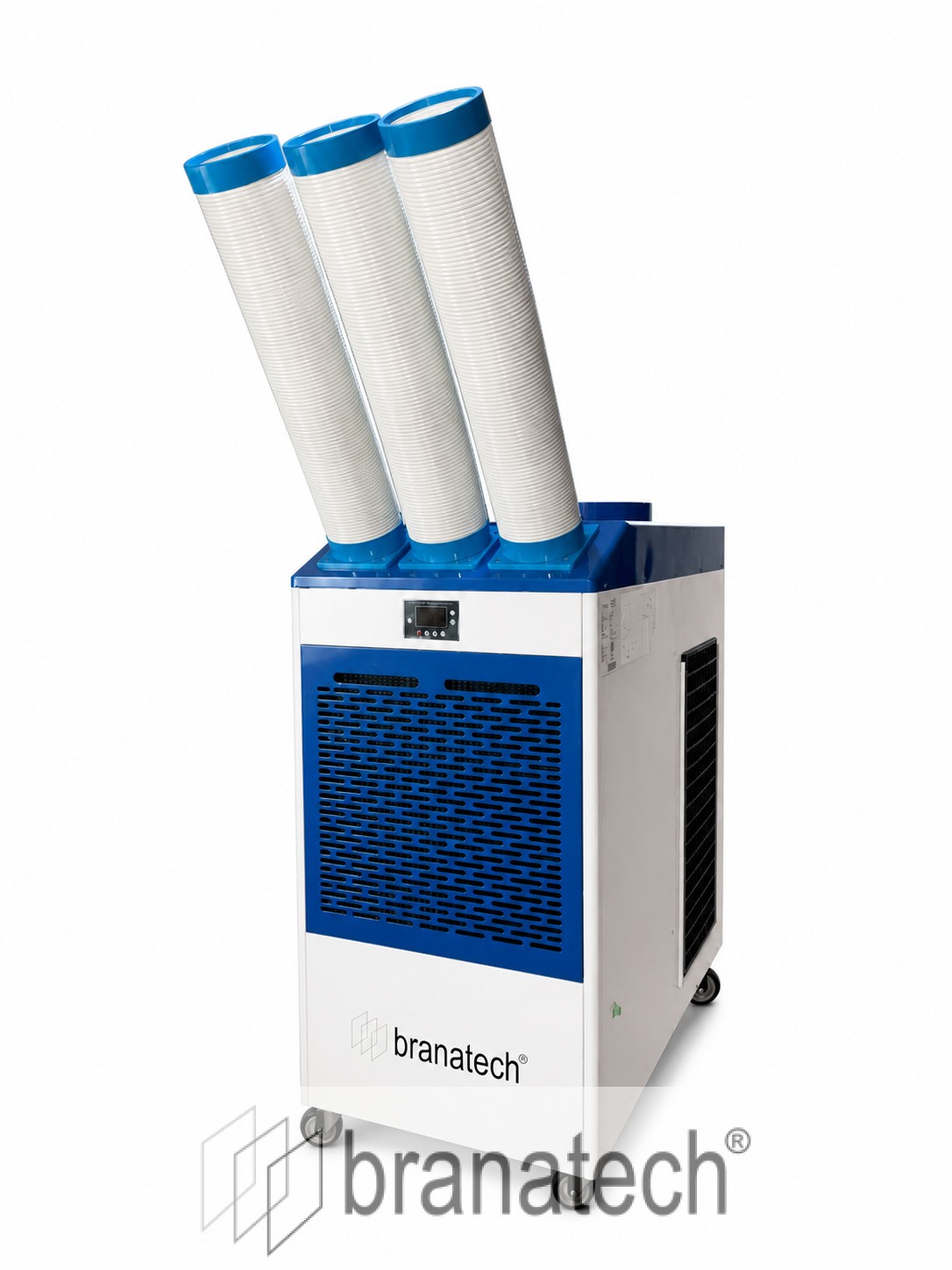 CLIMAS – AIRE ACONDICIONADO PORTÁTIL INDUSTRIAL – COMERCIAL FRÍO/CALOR 51,000 BTU (4 TONELADAS) MARCA BRANATECH MOD. EPAAC51B22-1 / EPAAC60B22-3