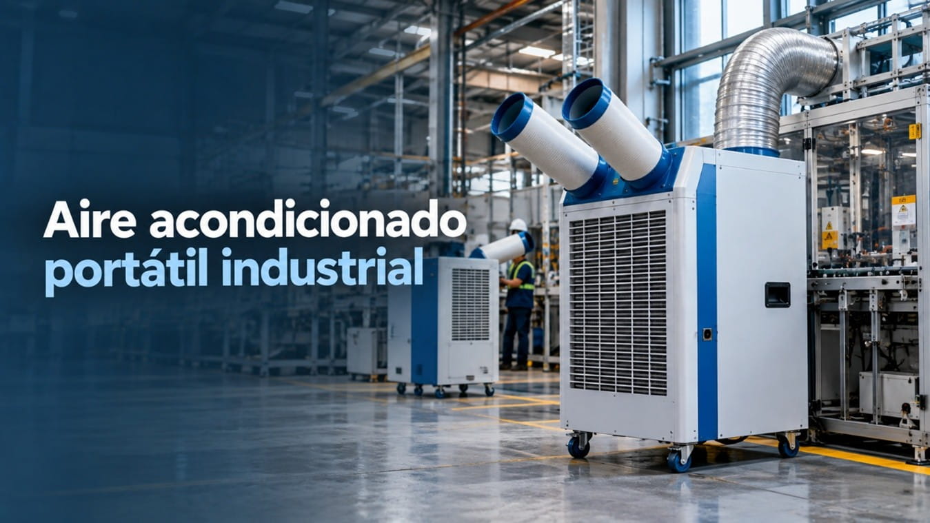 banner de aire acondicionado portátil
