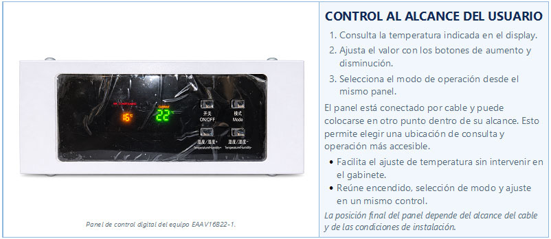 control ac vertical EAAV16B22 1